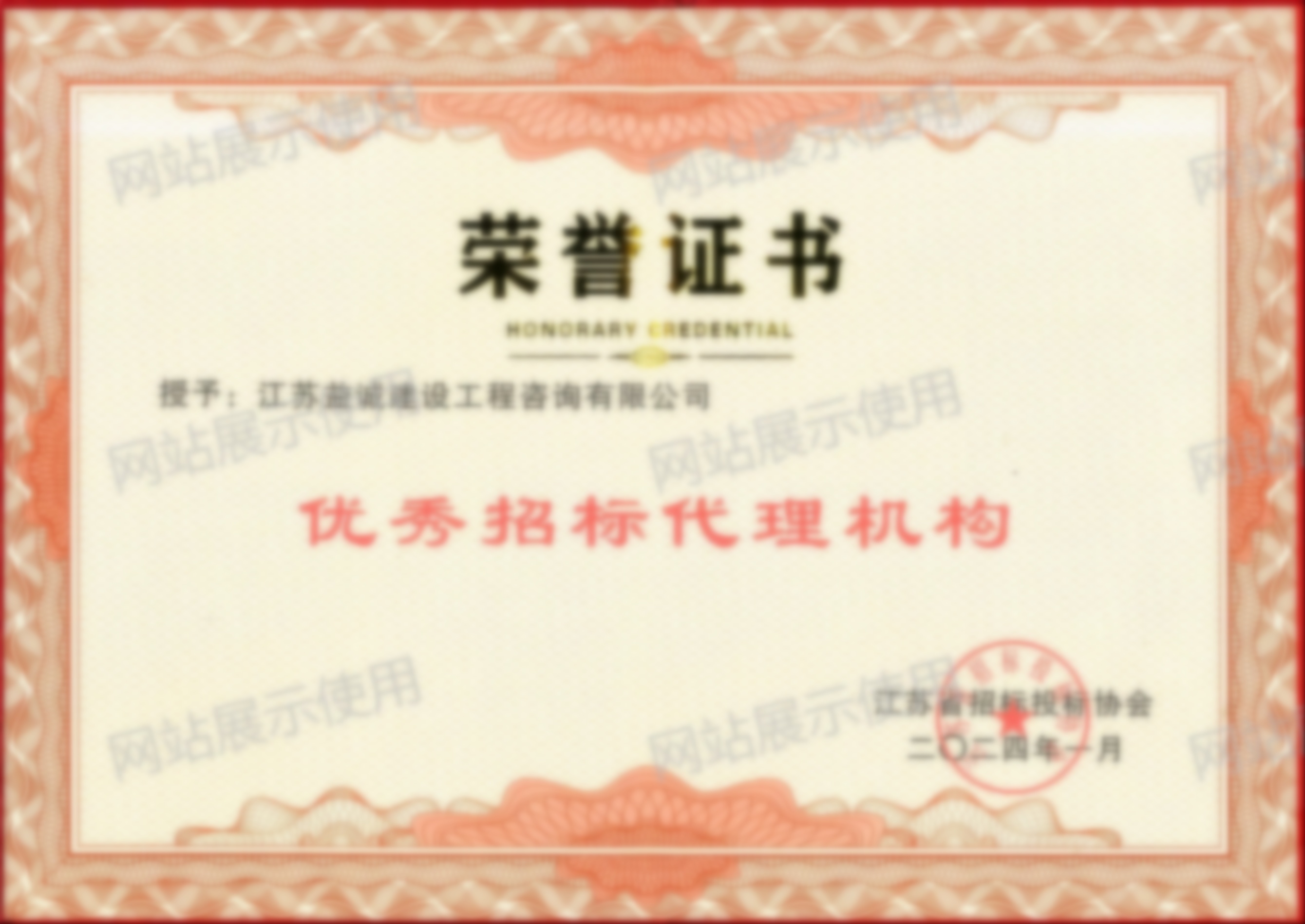 优秀招标代理机构